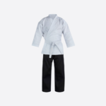 White Black Karate Uniform